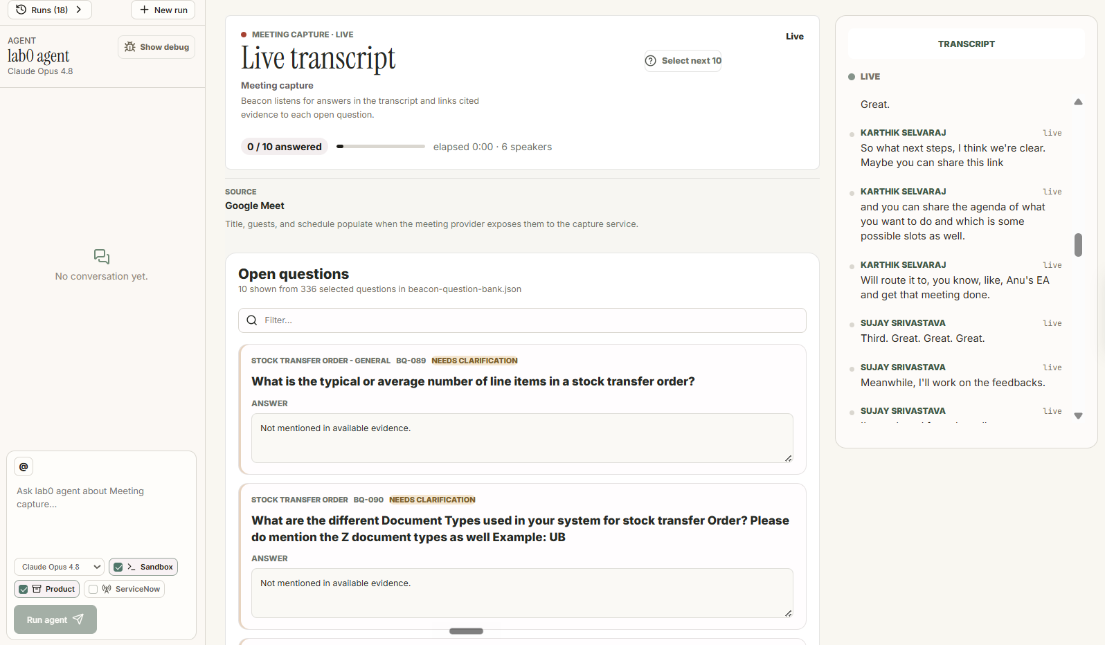 SuperDiscovery live transcript